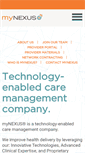 Mobile Screenshot of mynexuscare.com